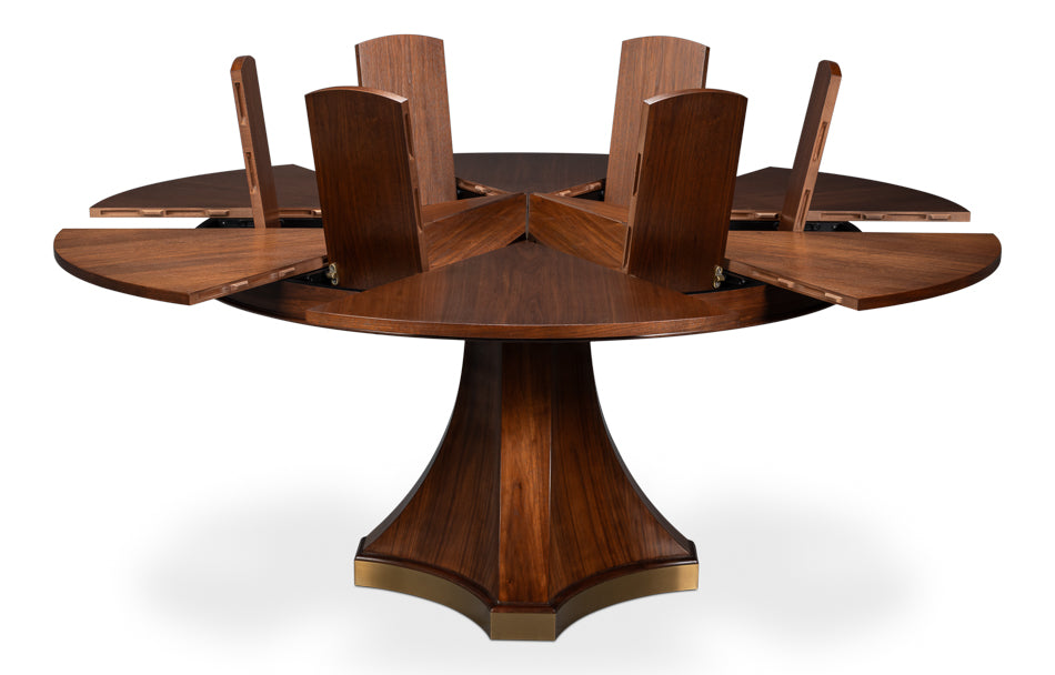 Sarreid Chelsea Jupe Wooden Extendable Dining Table