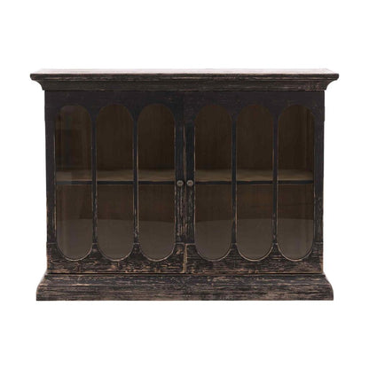 Chet Two Doors Wood Cabinet