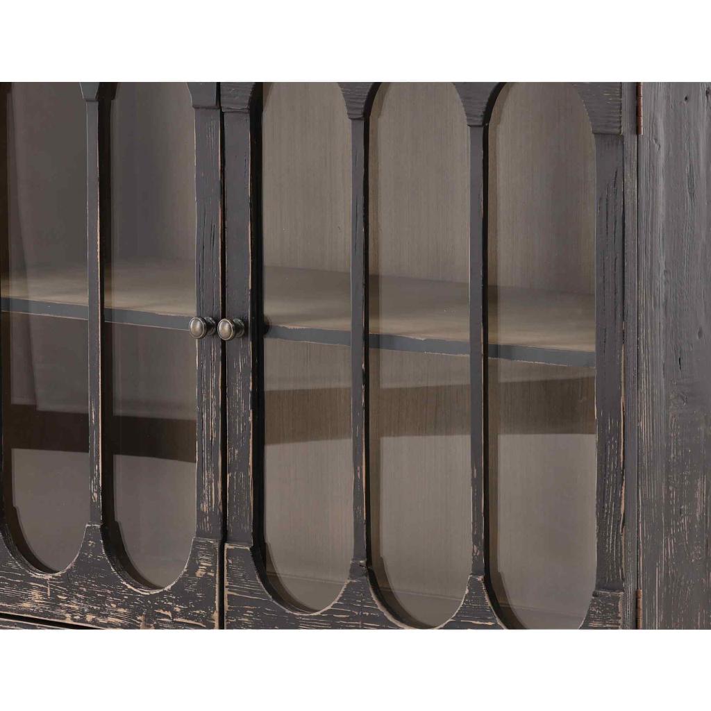 Chet Two Doors Wood Cabinet