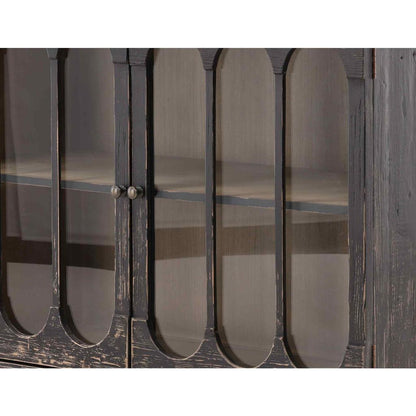 Chet Two Doors Wood Cabinet