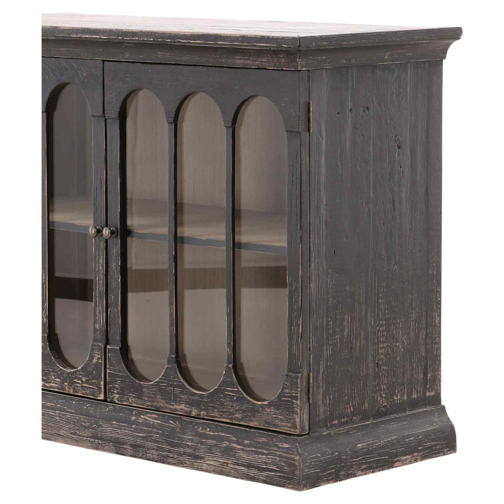Chet Two Doors Wood Cabinet