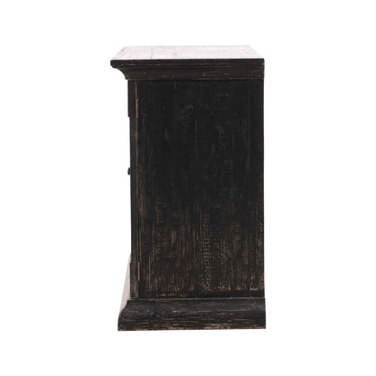 Chet Two Doors Wood Cabinet
