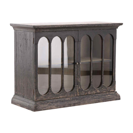 Chet Two Doors Wood Cabinet