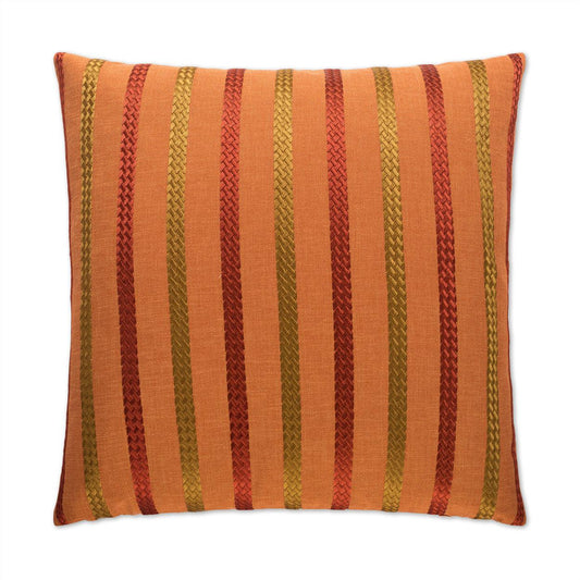 D.V. Kap Cheverny Flame Red Throw Pillow With Insert