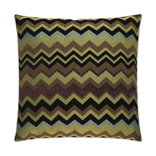 D.V. Kap Chevron Brown Throw Pillow With Insert