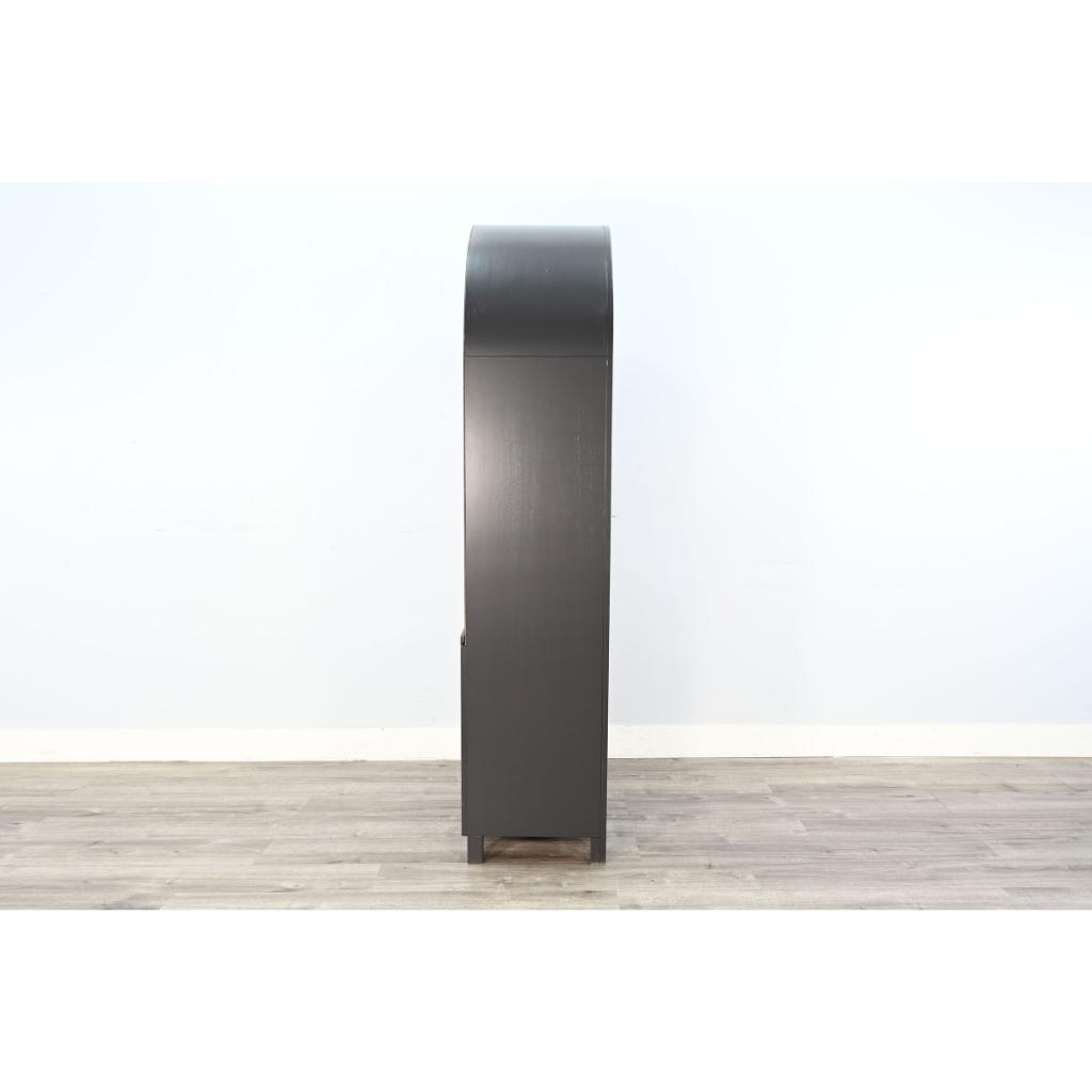 Sunny D Chill Wooden Black Arch Bookcase