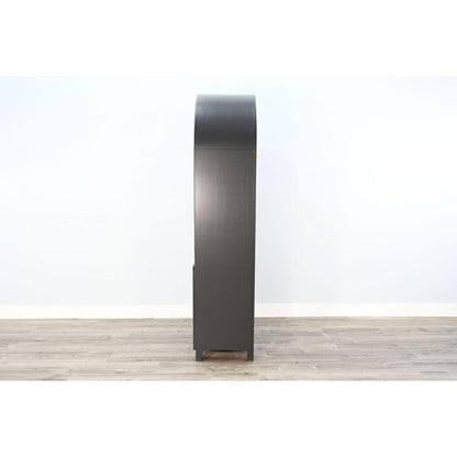 Sunny D Chill Wooden Black Arch Bookcase