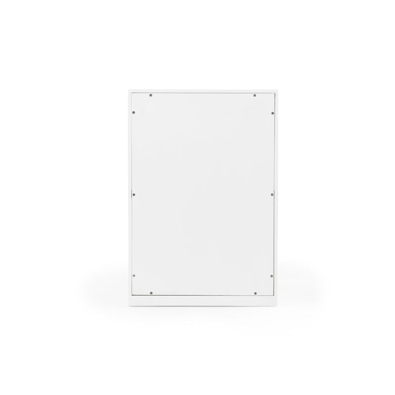 Wildwood Chip White Finish Rectangular Side Table