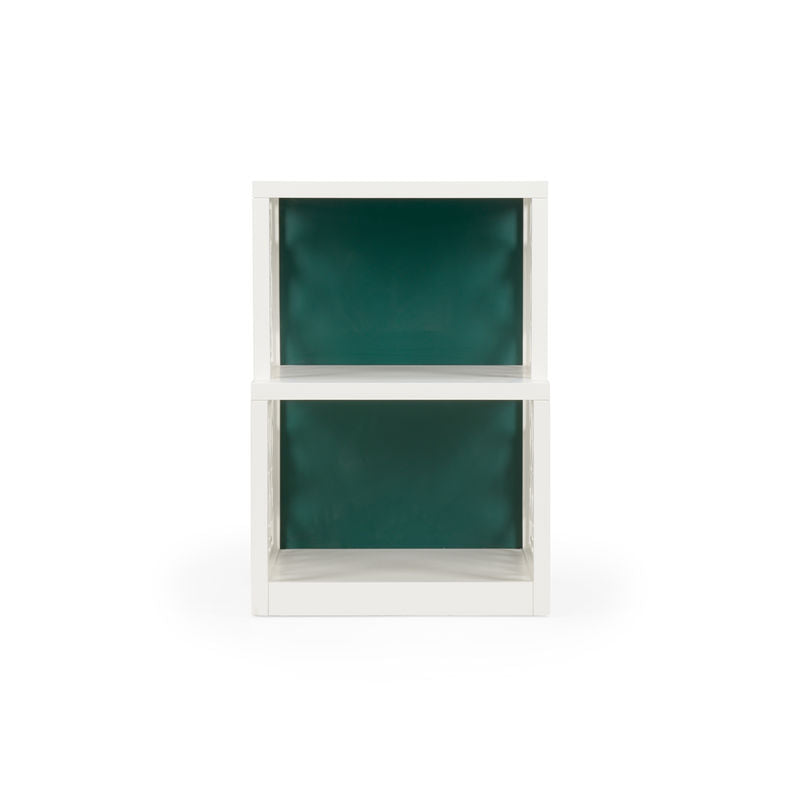 Wildwood Chip White Finish Rectangular Side Table