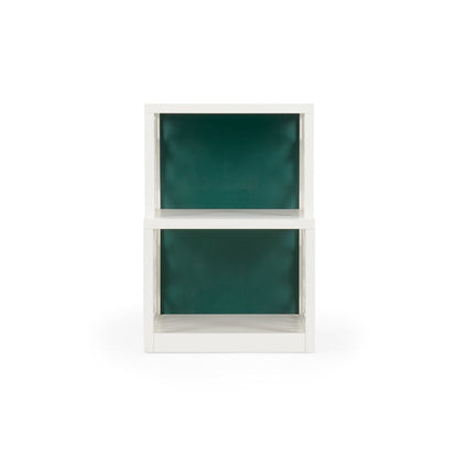 Wildwood Chip White Finish Rectangular Side Table
