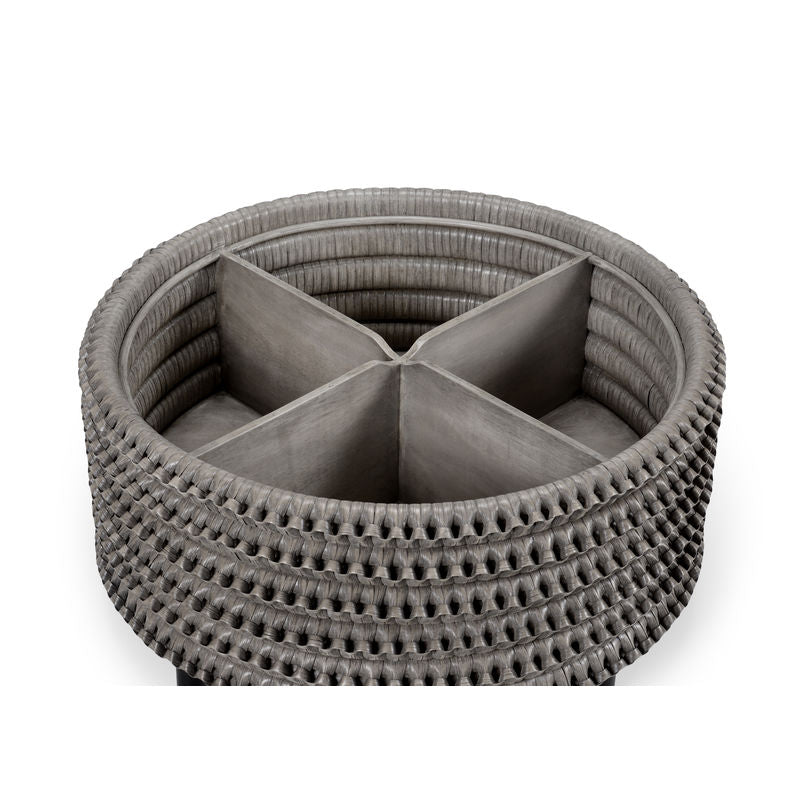 Christopher Rattan Cocktail Table-Coffee Tables-Wildwood-LOOMLAN