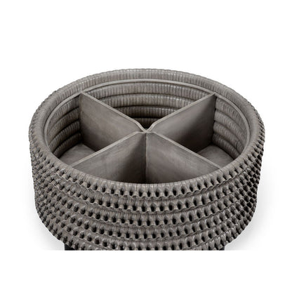 Christopher Rattan Cocktail Table-Coffee Tables-Wildwood-LOOMLAN