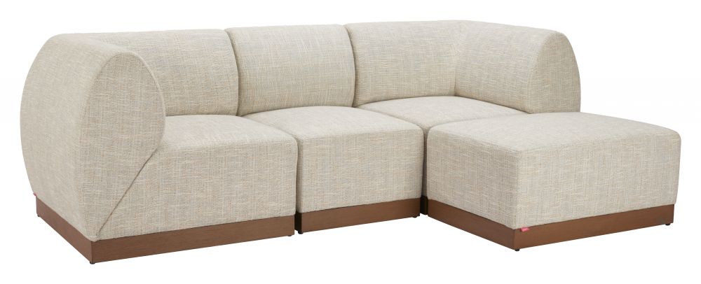Zuo Modern Christy Fabric Outdoor Armless Chair