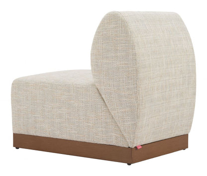 Zuo Modern Christy Fabric Outdoor Armless Chair