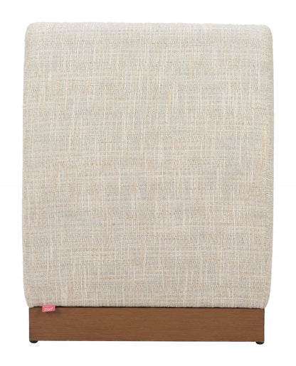 Zuo Modern Christy Fabric Outdoor Armless Chair