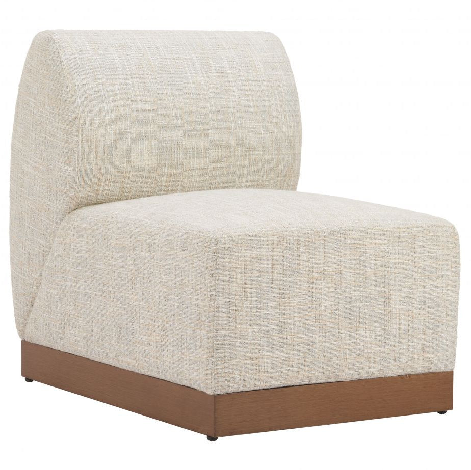 Zuo Modern Christy Fabric Outdoor Armless Chair