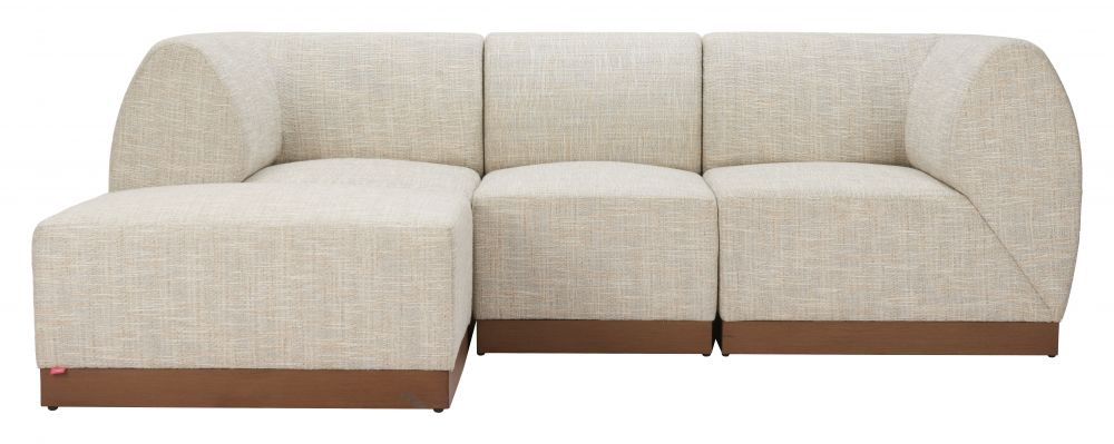 Zuo Modern Christy Fabric Outdoor Corner Chair