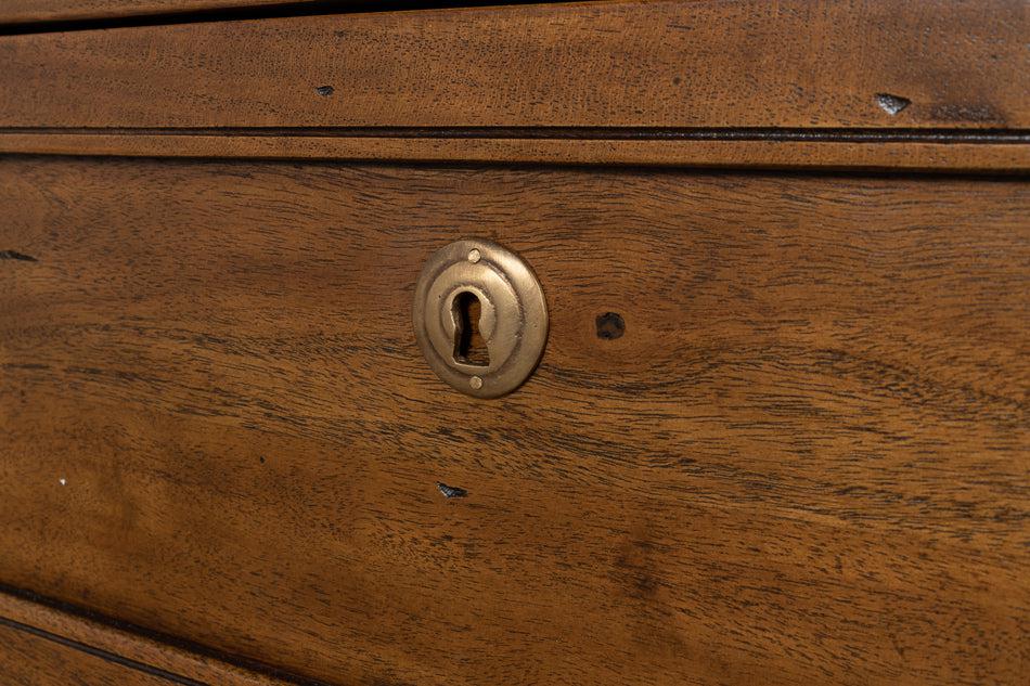 Ciborium Chest Of 3 Drawers Fruitwood-Chests-Sarreid-LOOMLAN