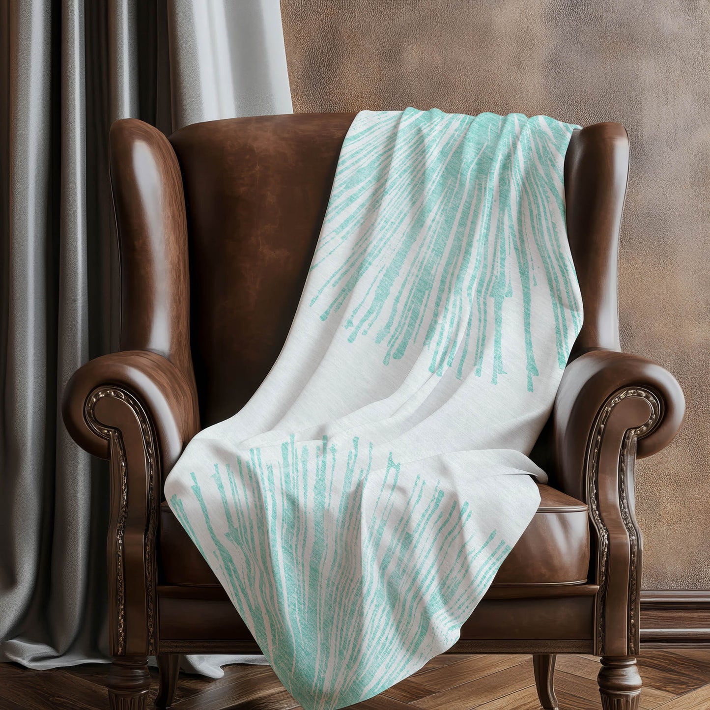 Addison Rugs Circles Teal Washable Indoor-Outdoor Rug