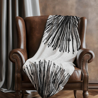 Addison Rugs Circles Black Washable Indoor-Outdoor Rug