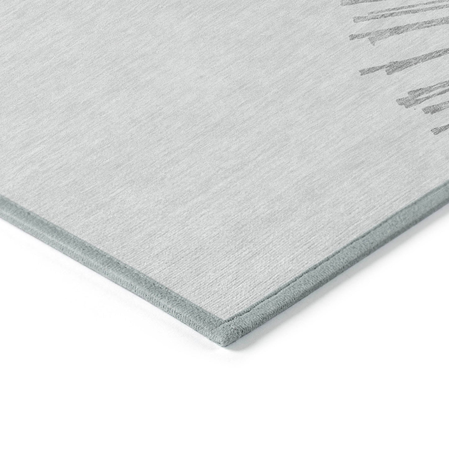 Addison Rugs Circles Grey Washable Indoor-Outdoor Rug
