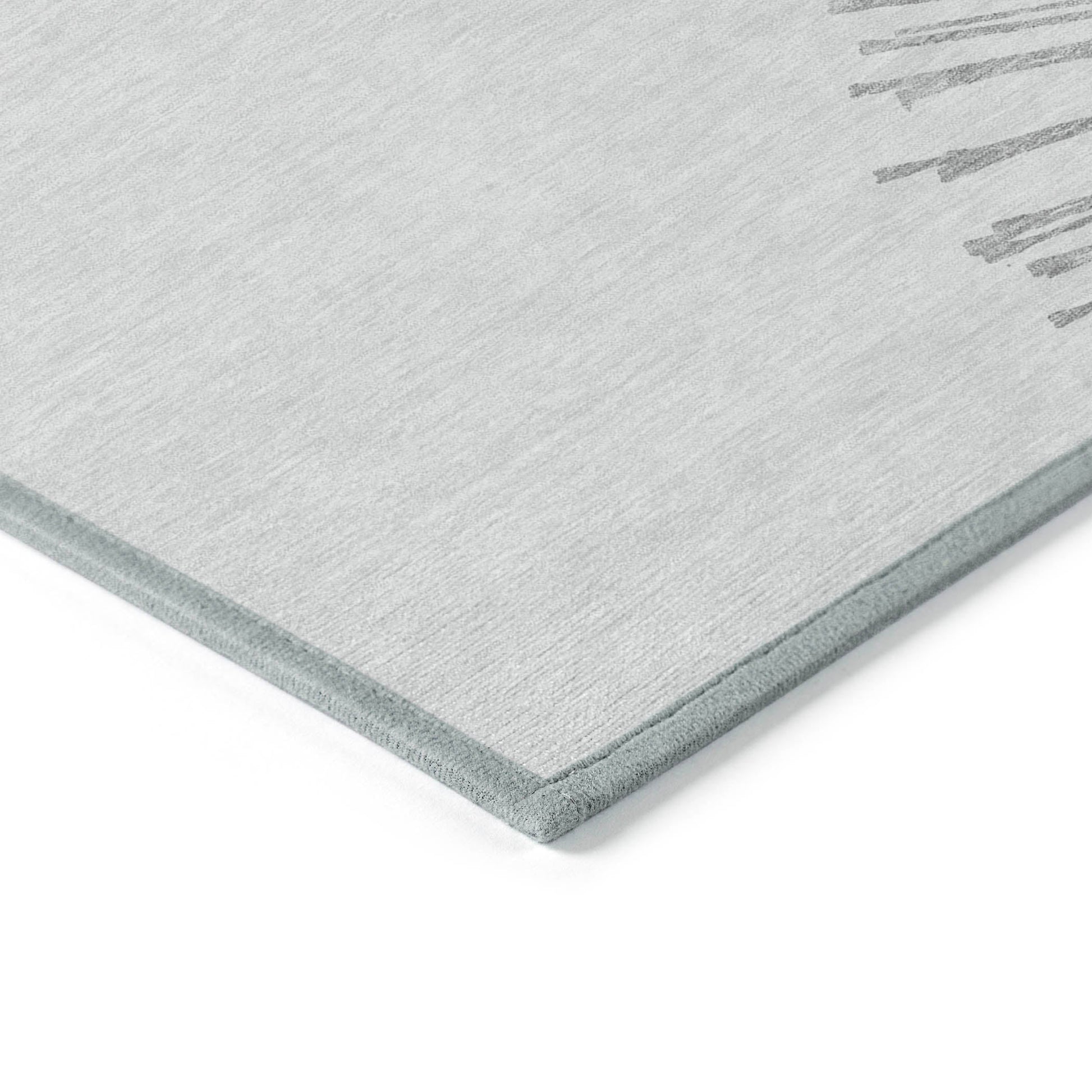Addison Rugs Circles Grey Washable Indoor-Outdoor Rug