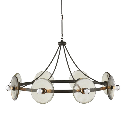 Circumstellar Disc Chandelier-Chandeliers-Currey & Co-Sideboards and Things