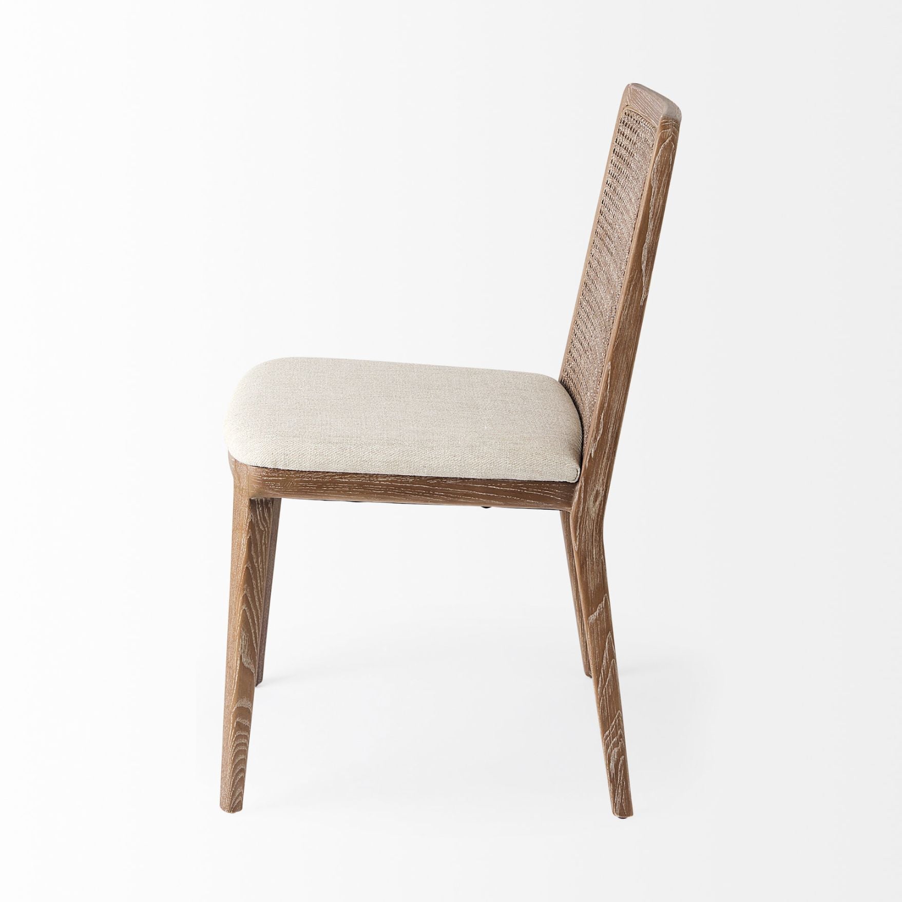 Mercana Clara Fabric Armless Dining Chair (Set of 2)