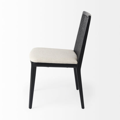 Mercana Clara Fabric Armless Dining Chair (Set of 2)