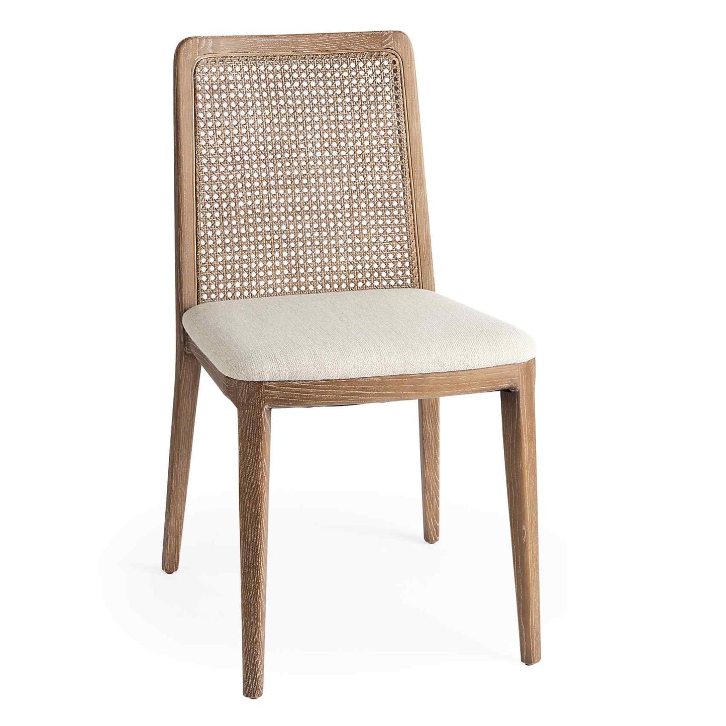 Mercana Clara Fabric Seat Armless Dining Chair 2PC