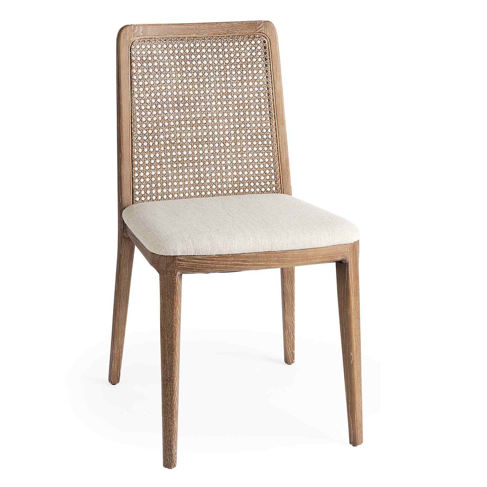Mercana Clara Fabric Seat Armless Dining Chair 2PC