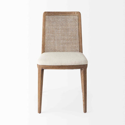 Mercana Clara Fabric Seat Armless Dining Chair 2PC