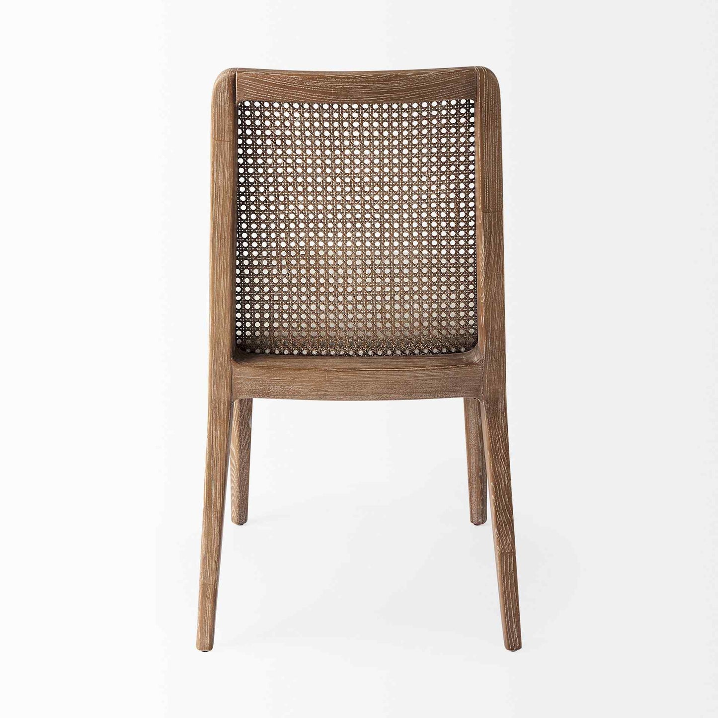 Mercana Clara Fabric Seat Armless Dining Chair 2PC