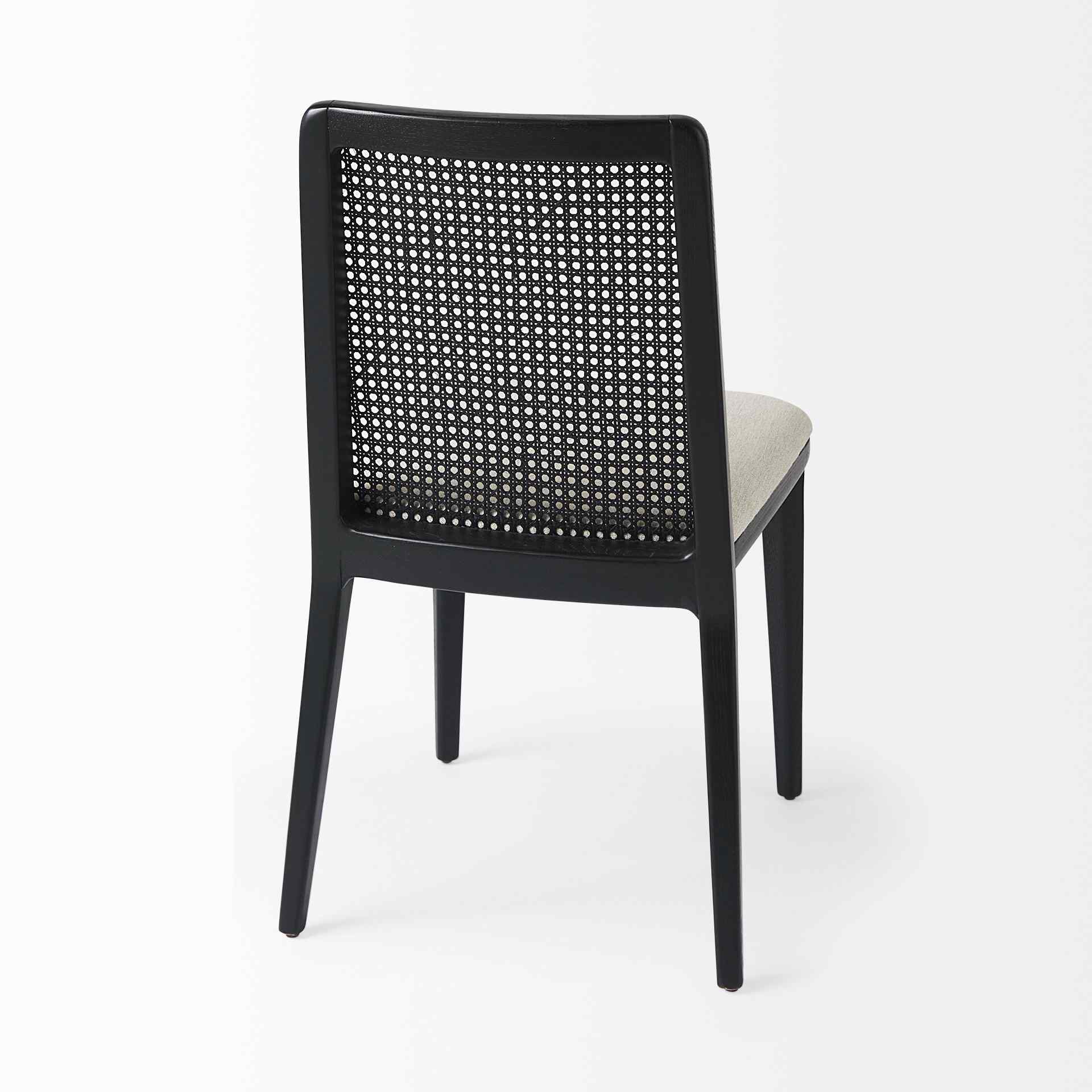 Mercana Clara Fabric Seat Armless Dining Chair 2PC