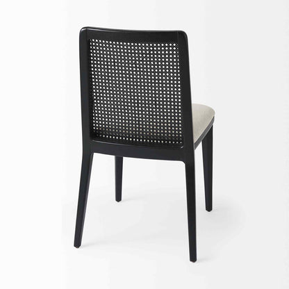 Mercana Clara Fabric Seat Armless Dining Chair 2PC