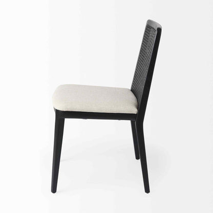 Mercana Clara Fabric Seat Armless Dining Chair 2PC