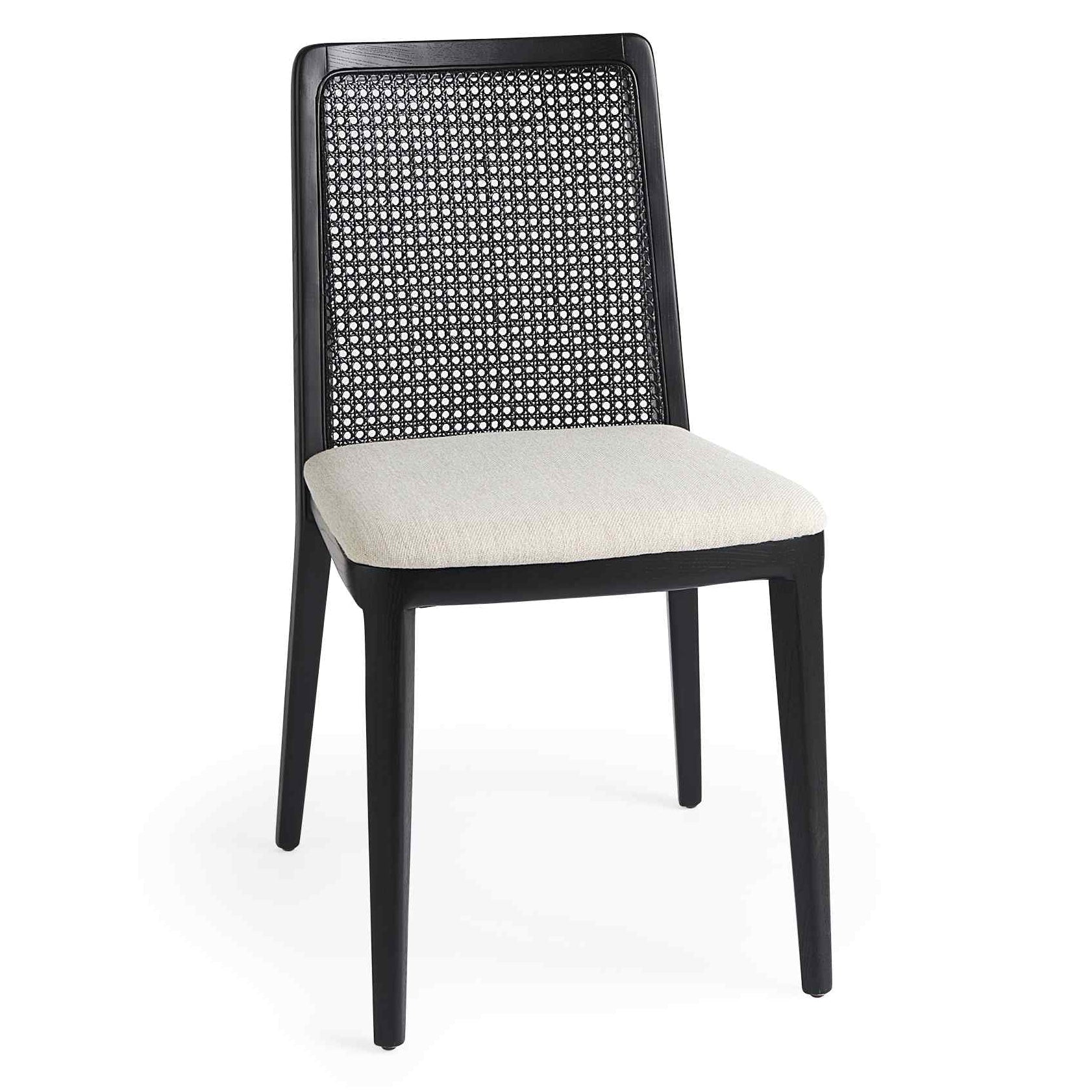 Mercana Clara Fabric Seat Armless Dining Chair 2PC