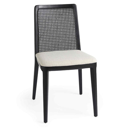 Mercana Clara Fabric Seat Armless Dining Chair 2PC