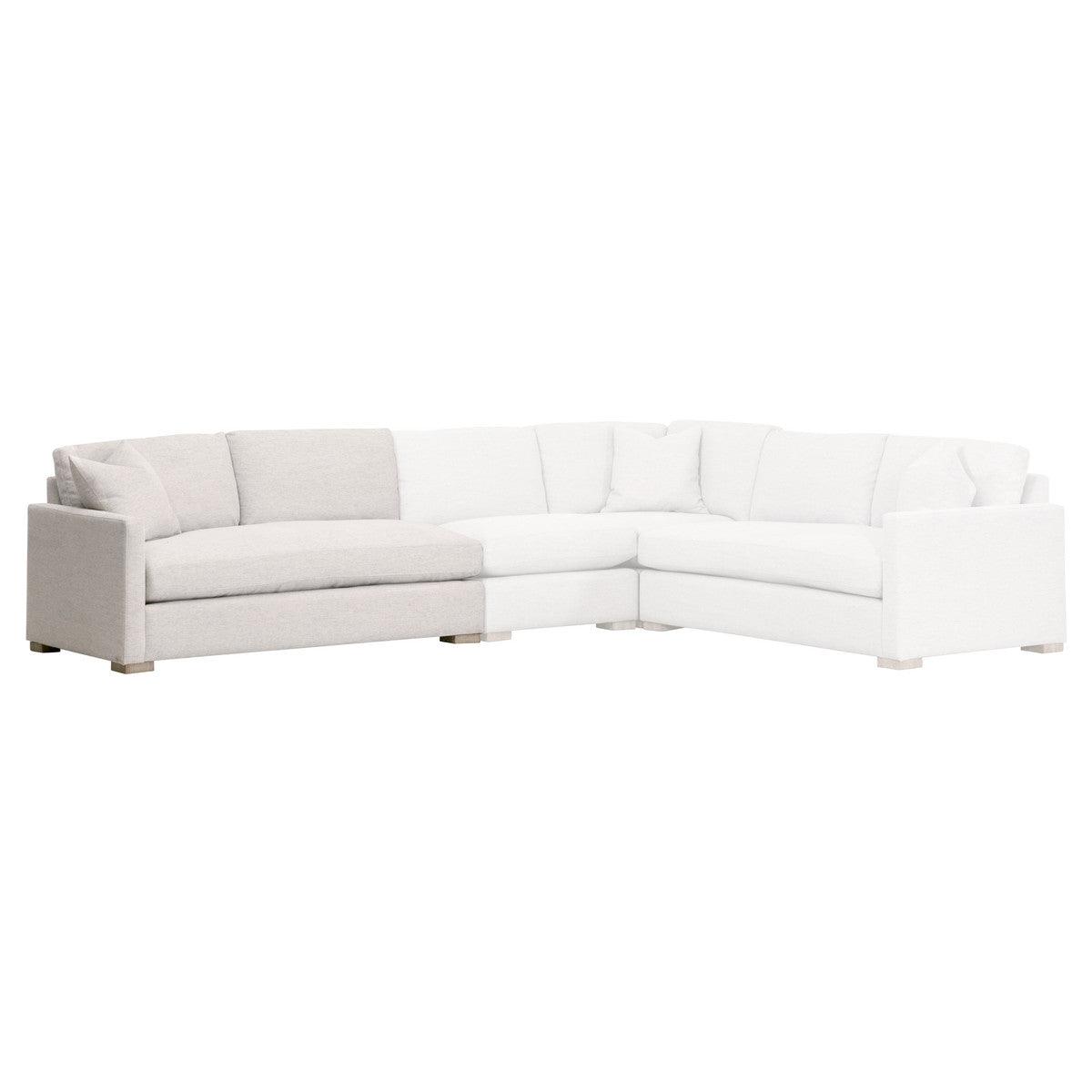 Essentials For Living Clara Modular 2-Seat Left Slim Arm Sofa Performance