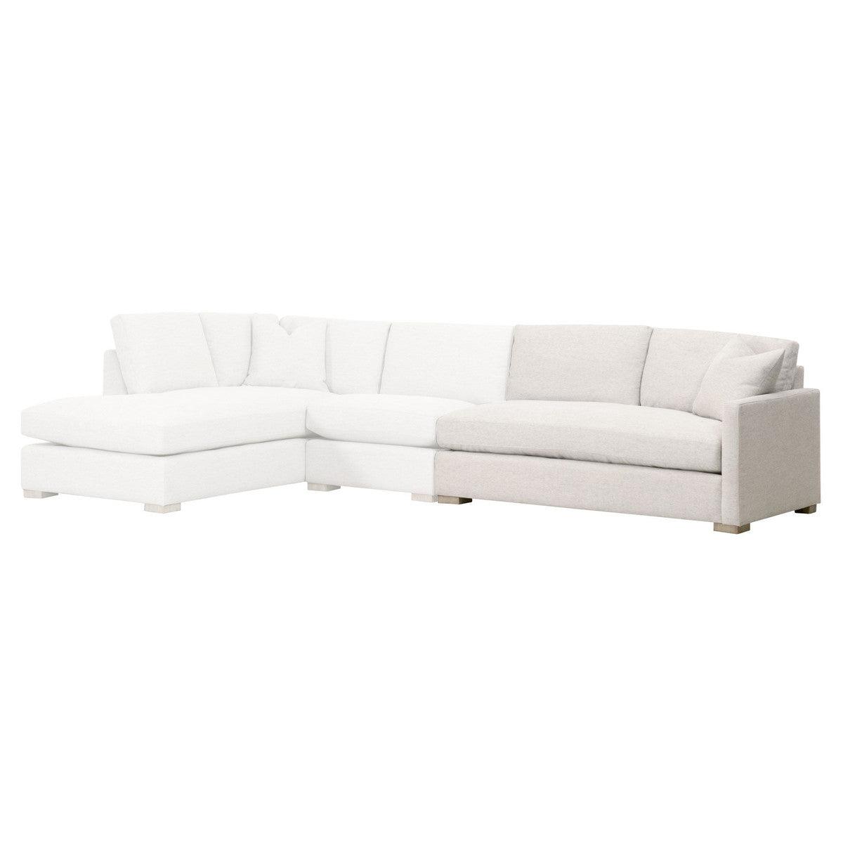 Clara Modular 2-Seat Right Slim Arm Sofa Performance& Feather Modular Components Sideboards and Things By Essentials For Living