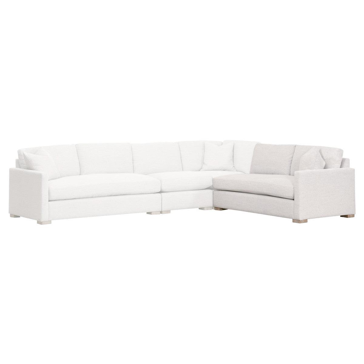 Clara Modular 2-Seat Right Slim Arm Sofa Performance& Feather Modular Components Sideboards and Things By Essentials For Living