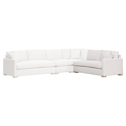 Clara Modular 2-Seat Right Slim Arm Sofa Performance& Feather Modular Components Sideboards and Things By Essentials For Living