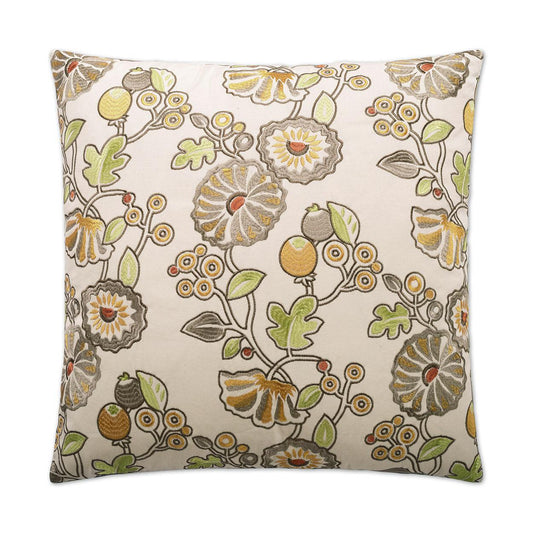 D.V. Kap Clarissa Brown Throw Pillow With Insert