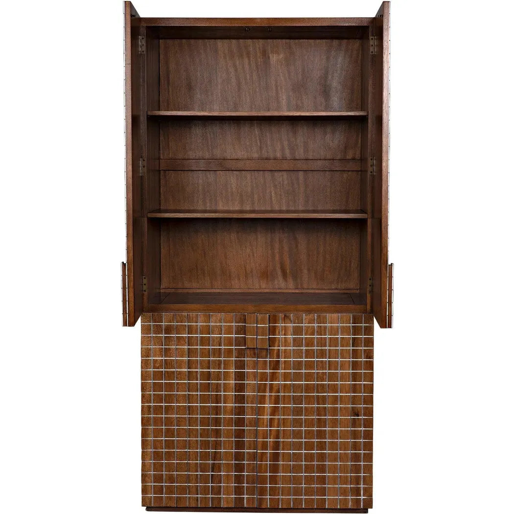 Clash Hutch Armoire Tall Bookcase Cabinet
