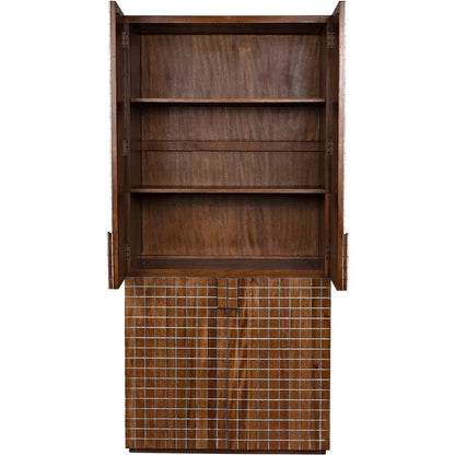 Clash Hutch Armoire Tall Bookcase Cabinet