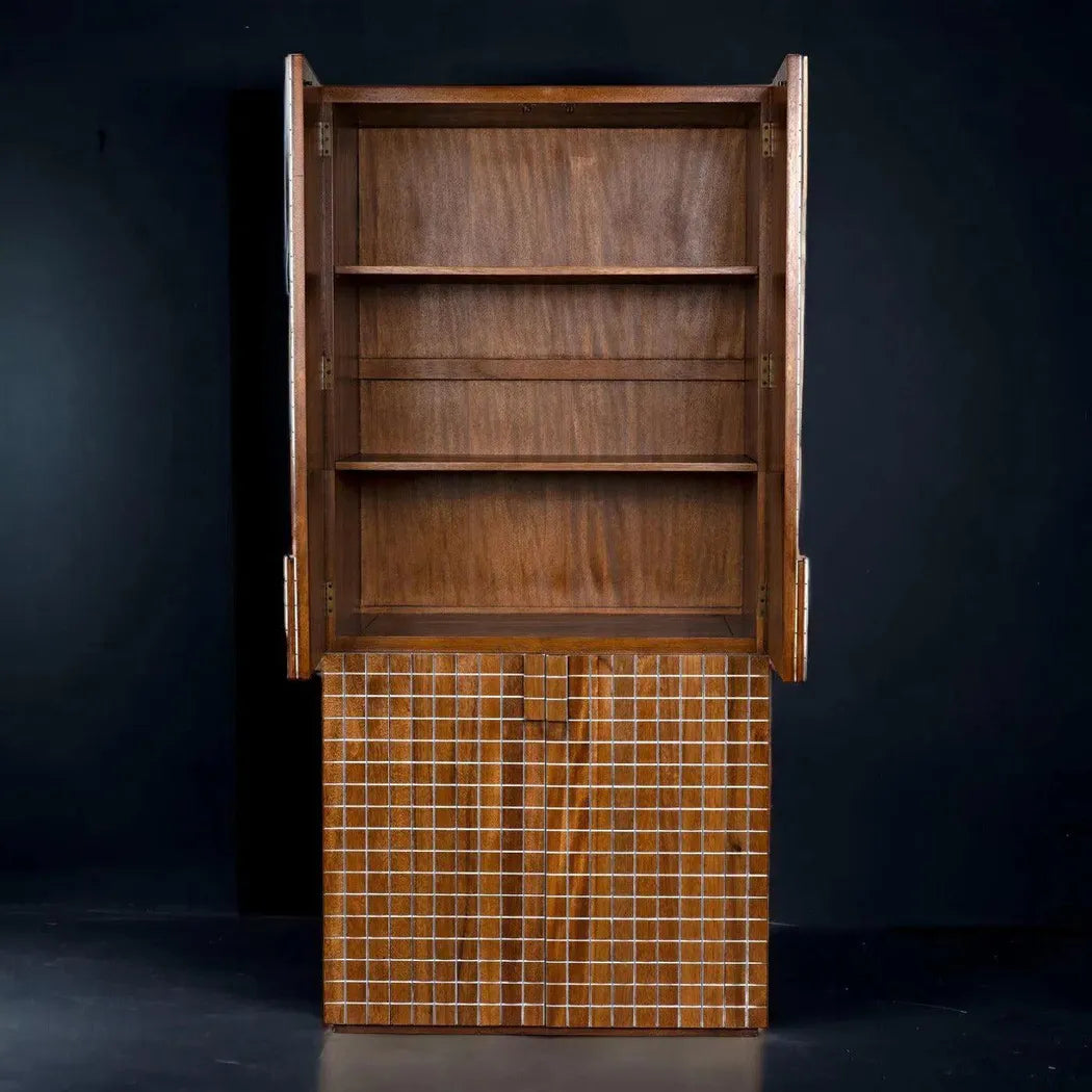 Clash Hutch Armoire Tall Bookcase Cabinet