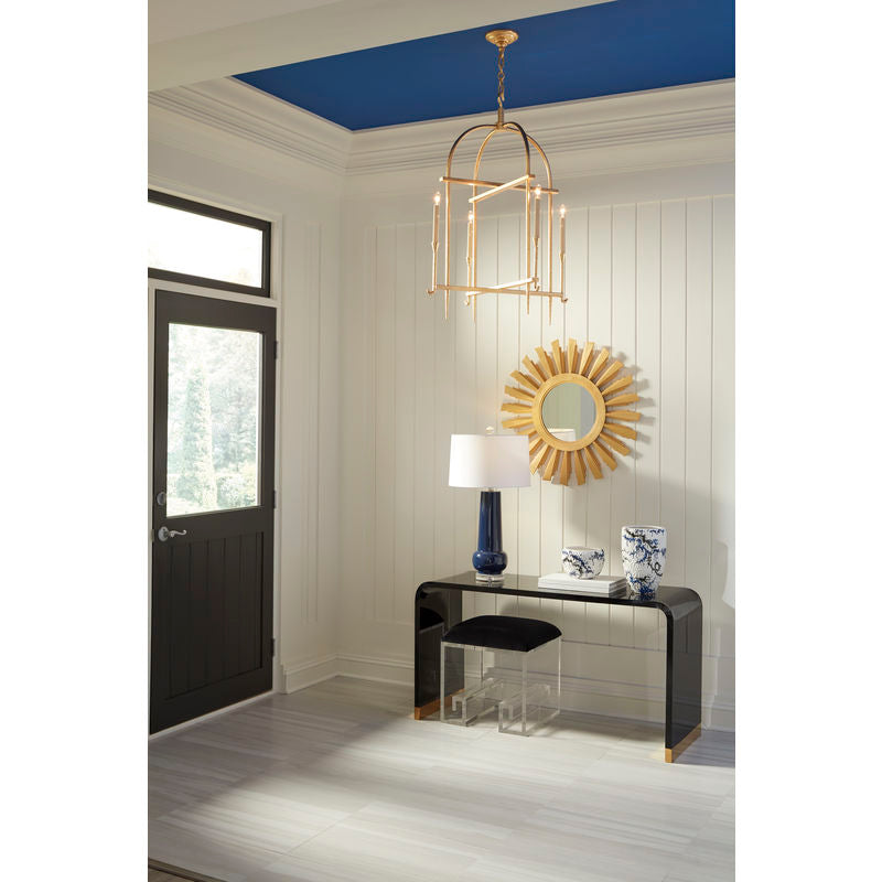 Wildwood Classic Blue Glazed Ceramic Table Lamp