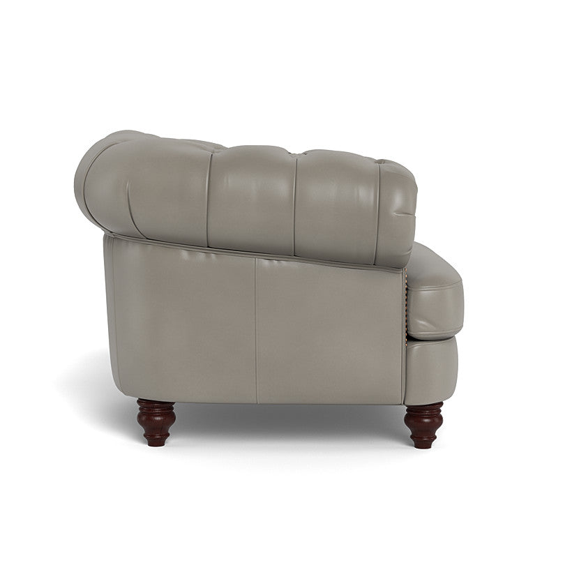 Classic Chesterfield-Inspired Leather Club Chair Retro Collection-Club Chairs-Uptown Sebastian-LOOMLAN