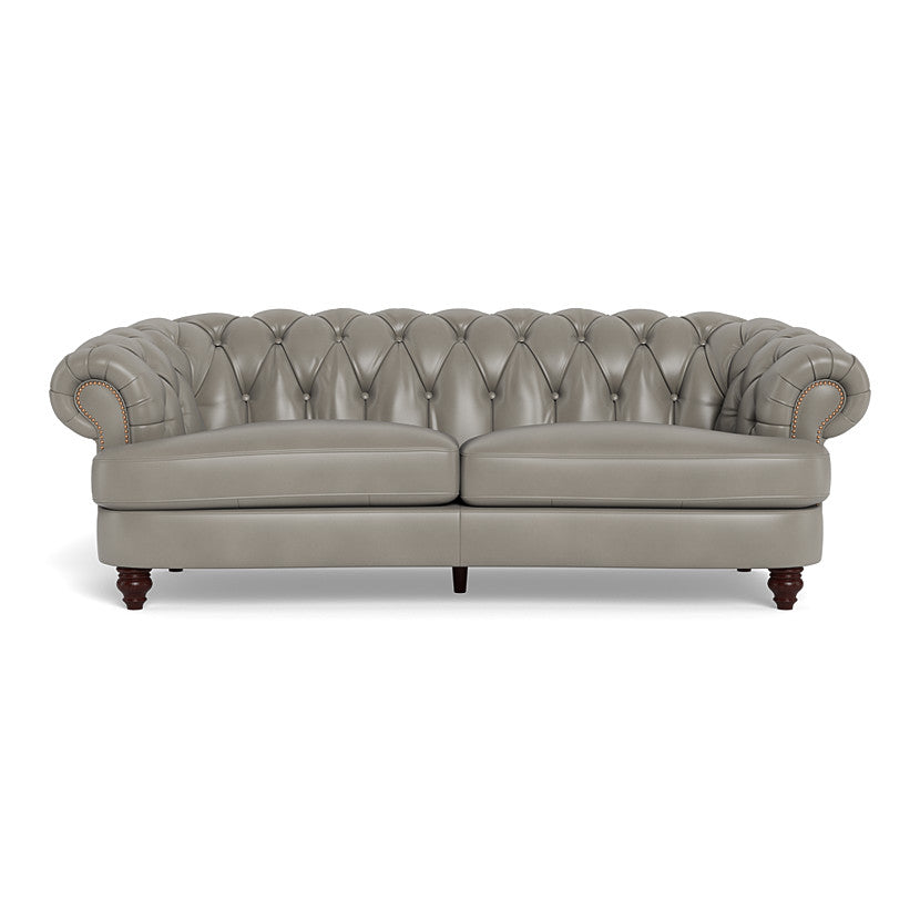 Classic Chesterfield-Inspired Leather Sofa Retro Collection-Sofas & Loveseats-Uptown Sebastian-LOOMLAN