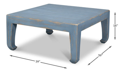 Sarreid Classic Chinese Square Cocktail Table